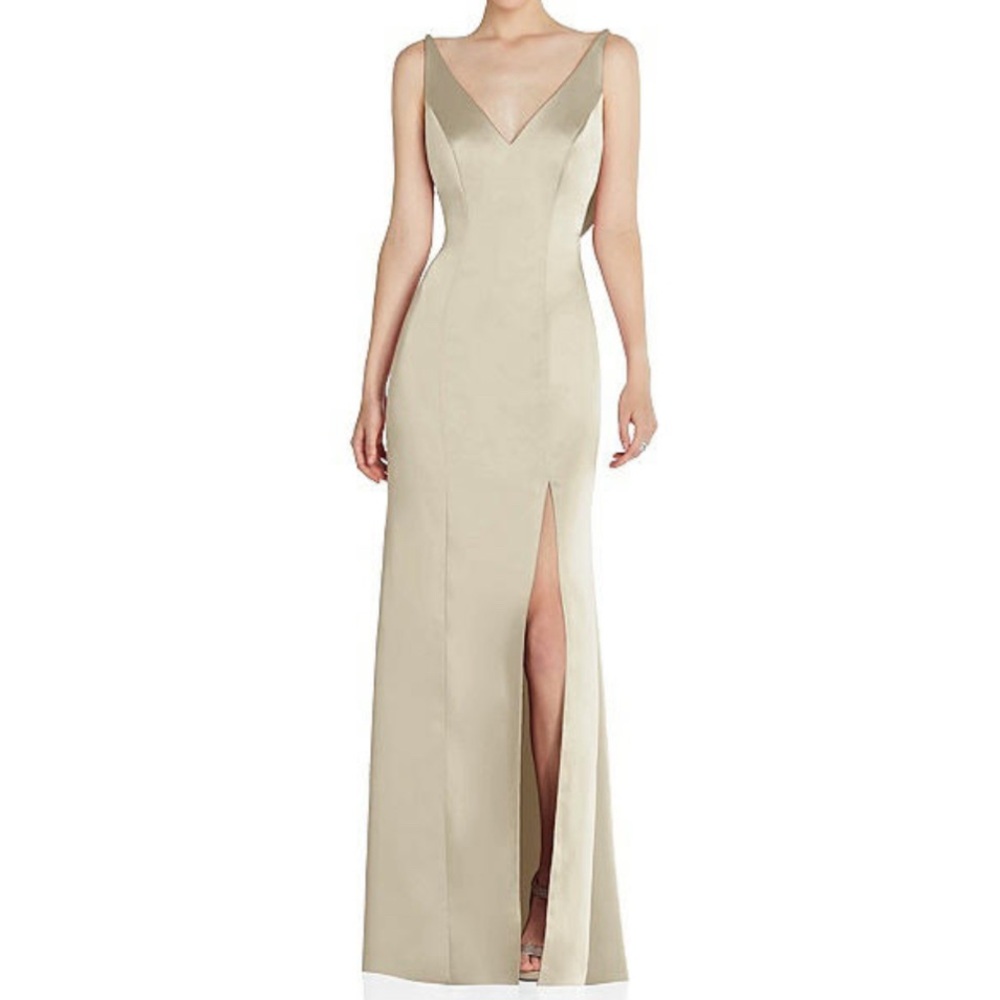 After Six Style 6856 Champagne Dress